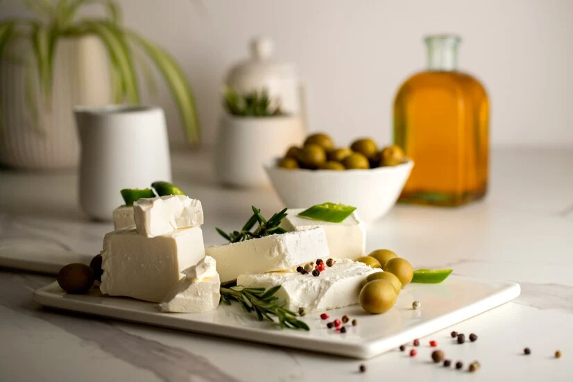 Mediterranean Style Feta and Olive Fusion